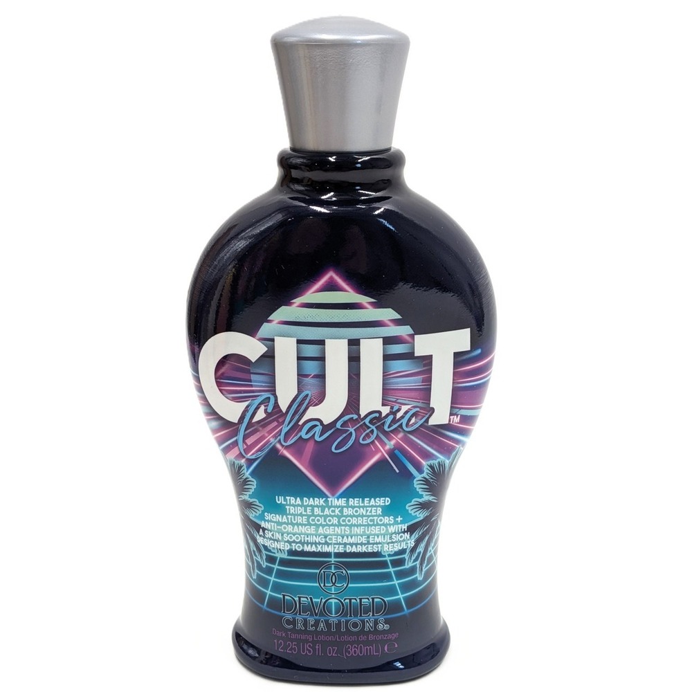 Devoted Creations Cult Classic Dark Triple Black Bronzer Tanning Lotion 12.25oz